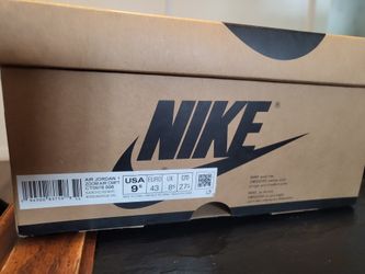 JORDAN 1 HIGH ZOOM AIR CMFT SIZE 9.5 BLACK CHILI RED