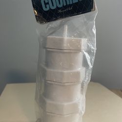 Cookies OG Stackable Plastic Storage Jars (White) BRAND NEW