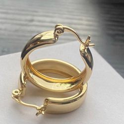 14k gold plated earring
