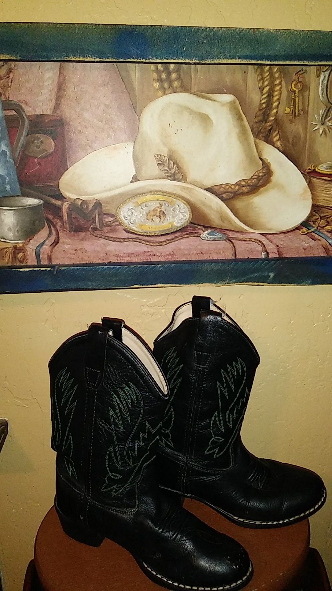Boys cowboy boots size 10/11