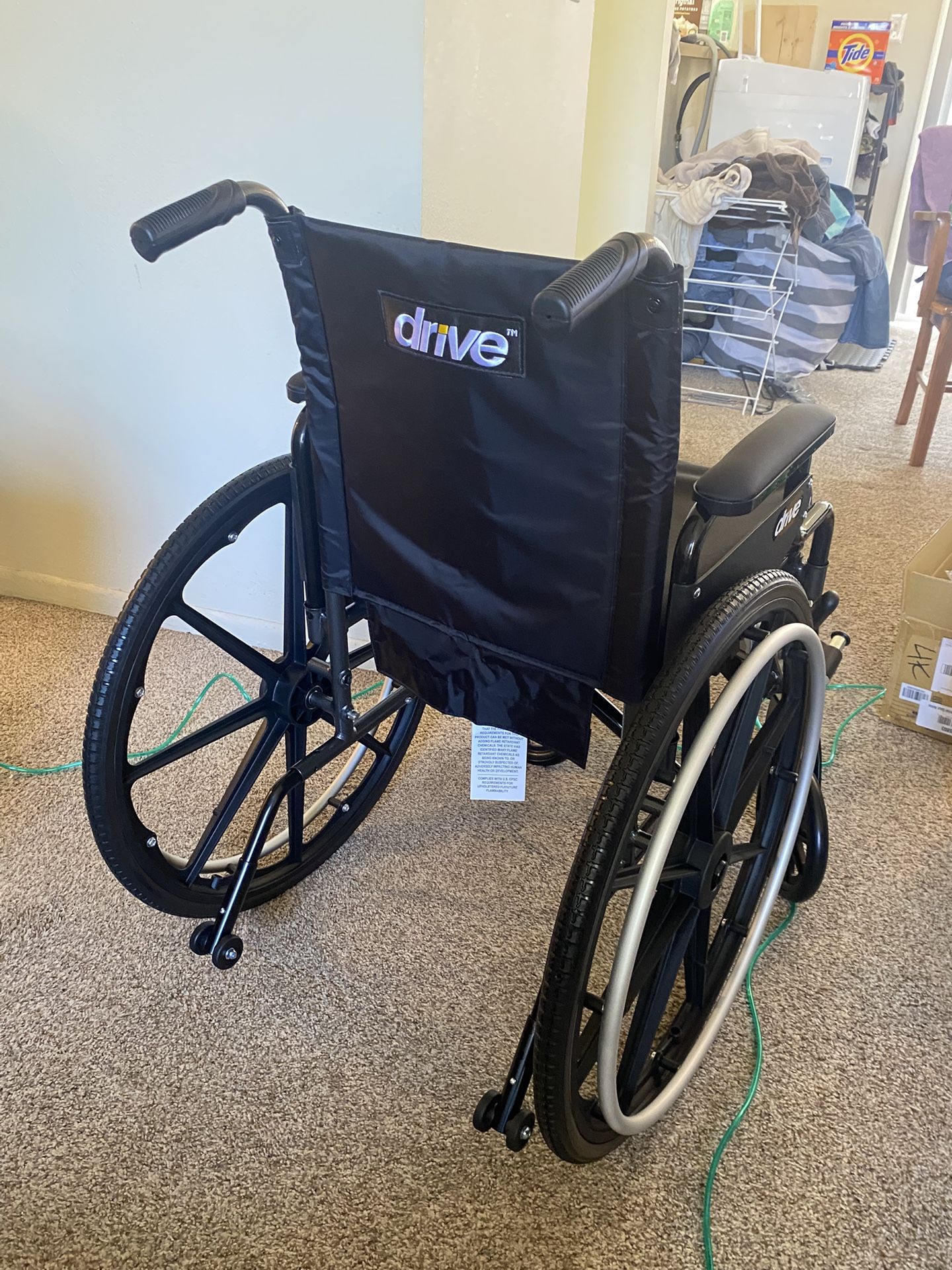 Brand New Wheel Chair W/O2 Bottle Accessory