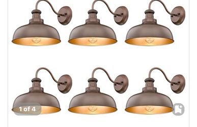 All 6 Outdoor Barn Light 11.5 Inch Outdoor Wall Sconce Farmhouse Rustic Exterior Wall Mount Lights Vintage Outside Lighting