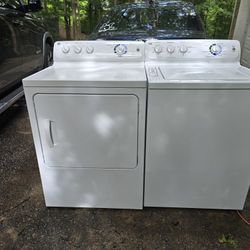💯FREE DELIVERY💯GE SUPER CAPACITY WASHER AND DRYER SET💯WORKS LIKE-NEW 💥