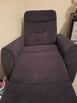 recliner black chaire
