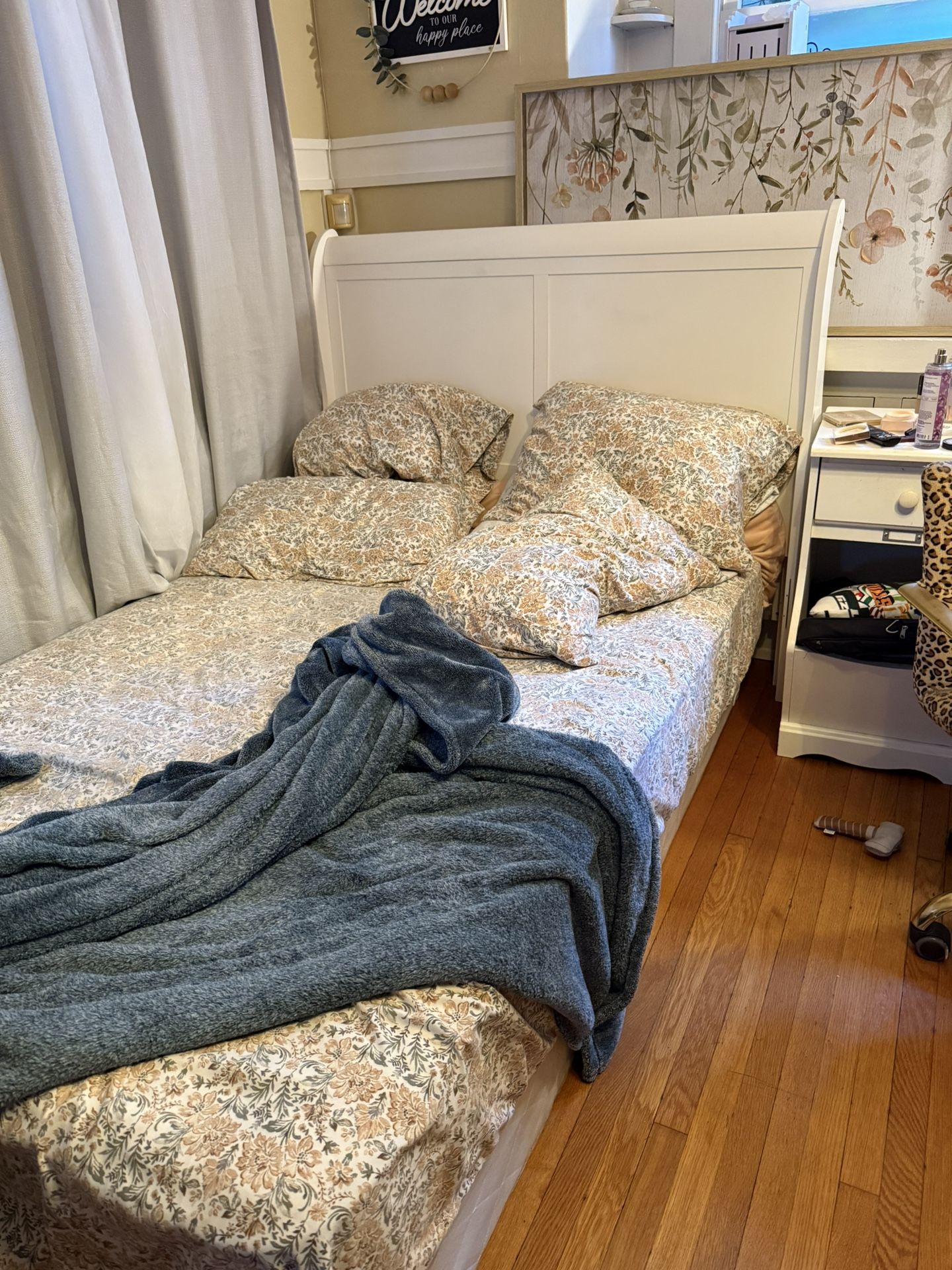 Queen Bed Mattress And Frame For Sell!