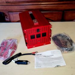 Brand New BESTEK 2000W Power Inverter 3 AC Outlets DC 12V to 110V AC Car Power Supply