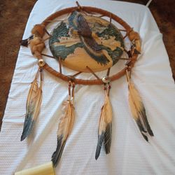 Beautiful Eagle Feather Tan Andblack