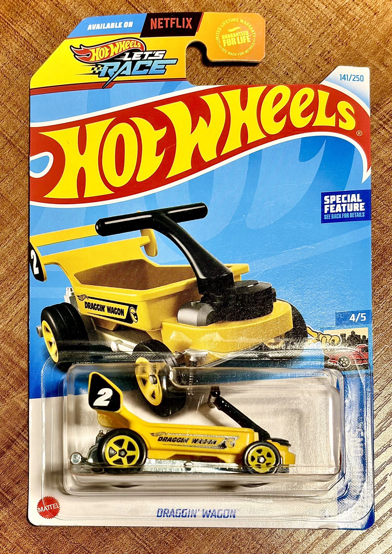 New From 2021 Hotwheels Draggin’ Wagon Treasure Hunt Car 