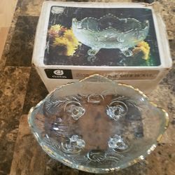 Vintage Lombardi Bowl 22 K. Gold Trimmed 