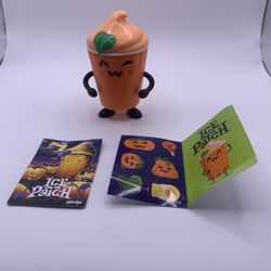 Wendy's Frosty Frights Ice Patch Pumpkin toy figure from the 2025