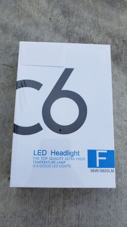 C6 H11 6K LED Headlight Bulbs, 2 Bulbs LUCES
