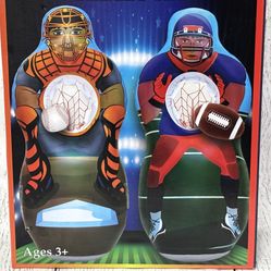 Inflatable Football and Baseball Target Practice Dummy