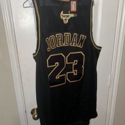 Michael Jordan black Chicago Bulls jersey Mitchell and ness 2xl