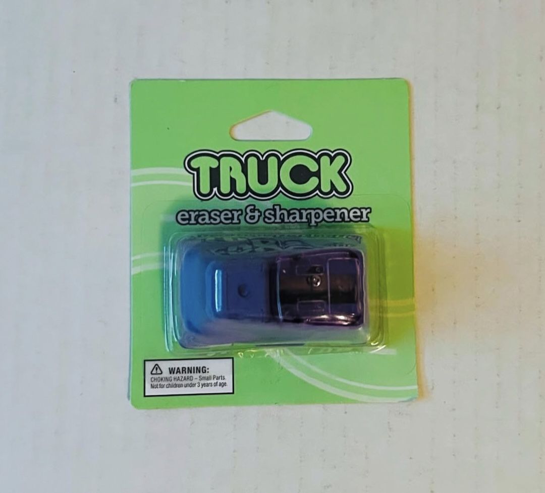 Office Depot Eraser With Sharpener Purple Vehicle