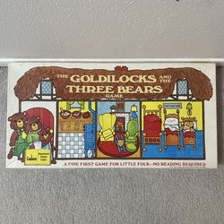 1973 Goldilocks and the Three Bears Board Game by Cadaco