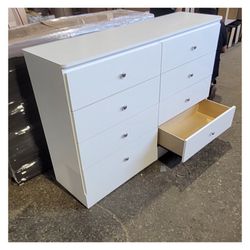8 drawers dresser with rails / Eight drawers dresser with rails