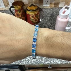 Diamond Test Approved Moissanite Tennis Bracelet 