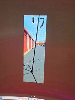 Standing two bikes holder