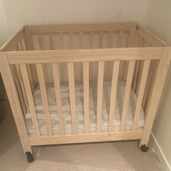 Used Mini Crib With Mattress