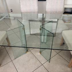 Glass Dining Table