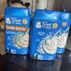 Gerber Cereal For Baby  8 Oz 