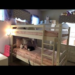 Twin Bunk Bed With Mattresses