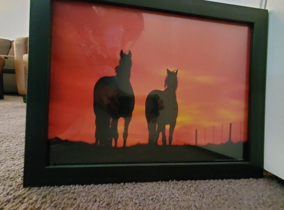 Horse Framed Wall Picture
