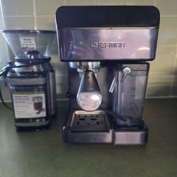 Expresso Machine And Coffee Grinder 