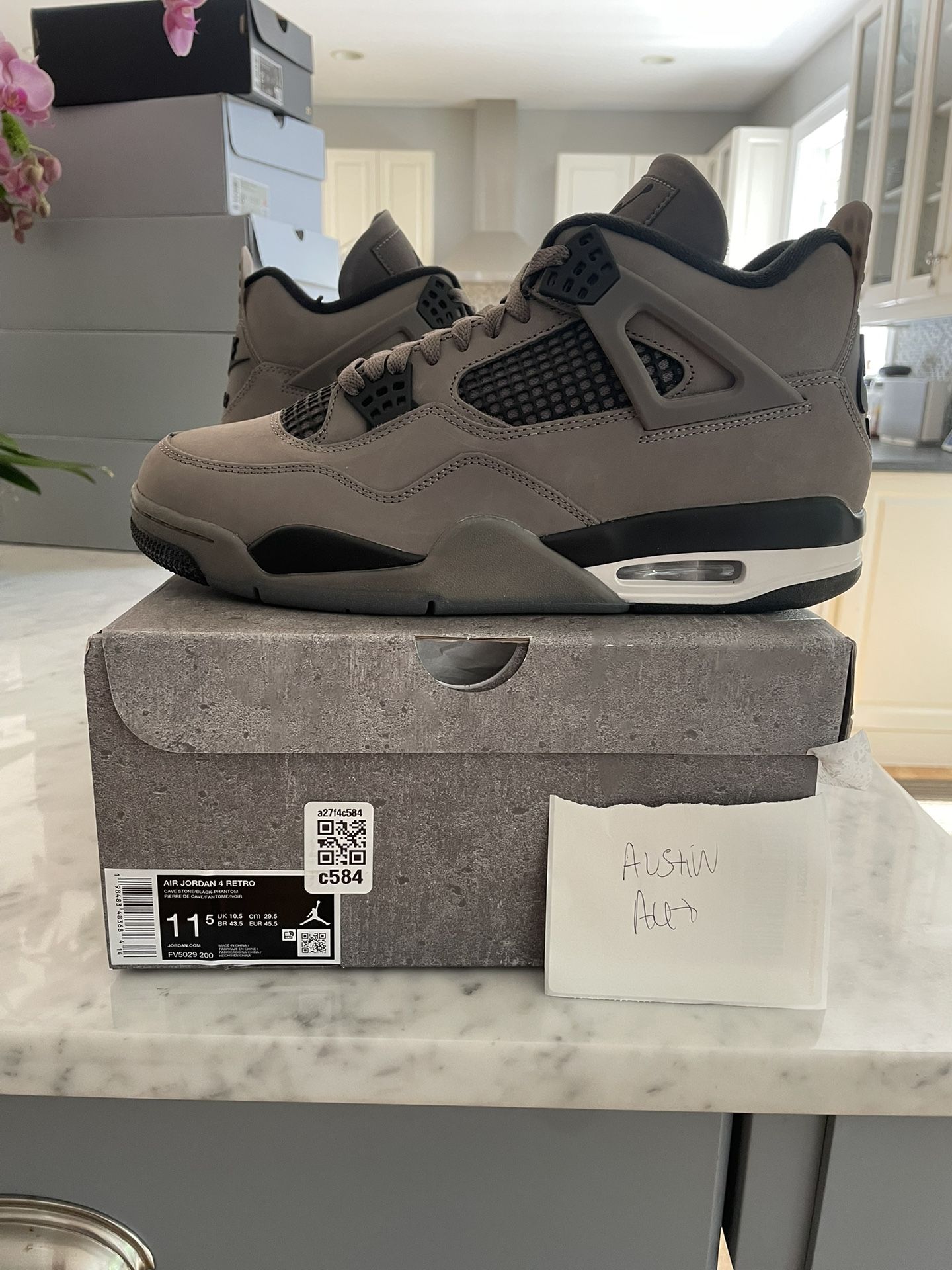Air Jordan 4 Cave Stone Sz 11.5 DS