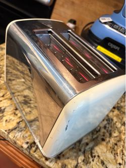 Toaster Redmond 2-Slice Digital Cream LED Touchscreen Countdown Timer TESTED