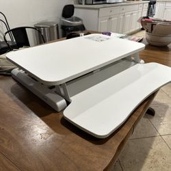 Standing Desk And Under Desk Keyboard Tray