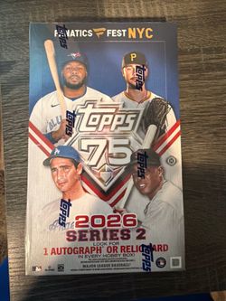 2026 Topps Series 2 Baseball Sealed  Hobby Box Fanatics Fest Exclusive