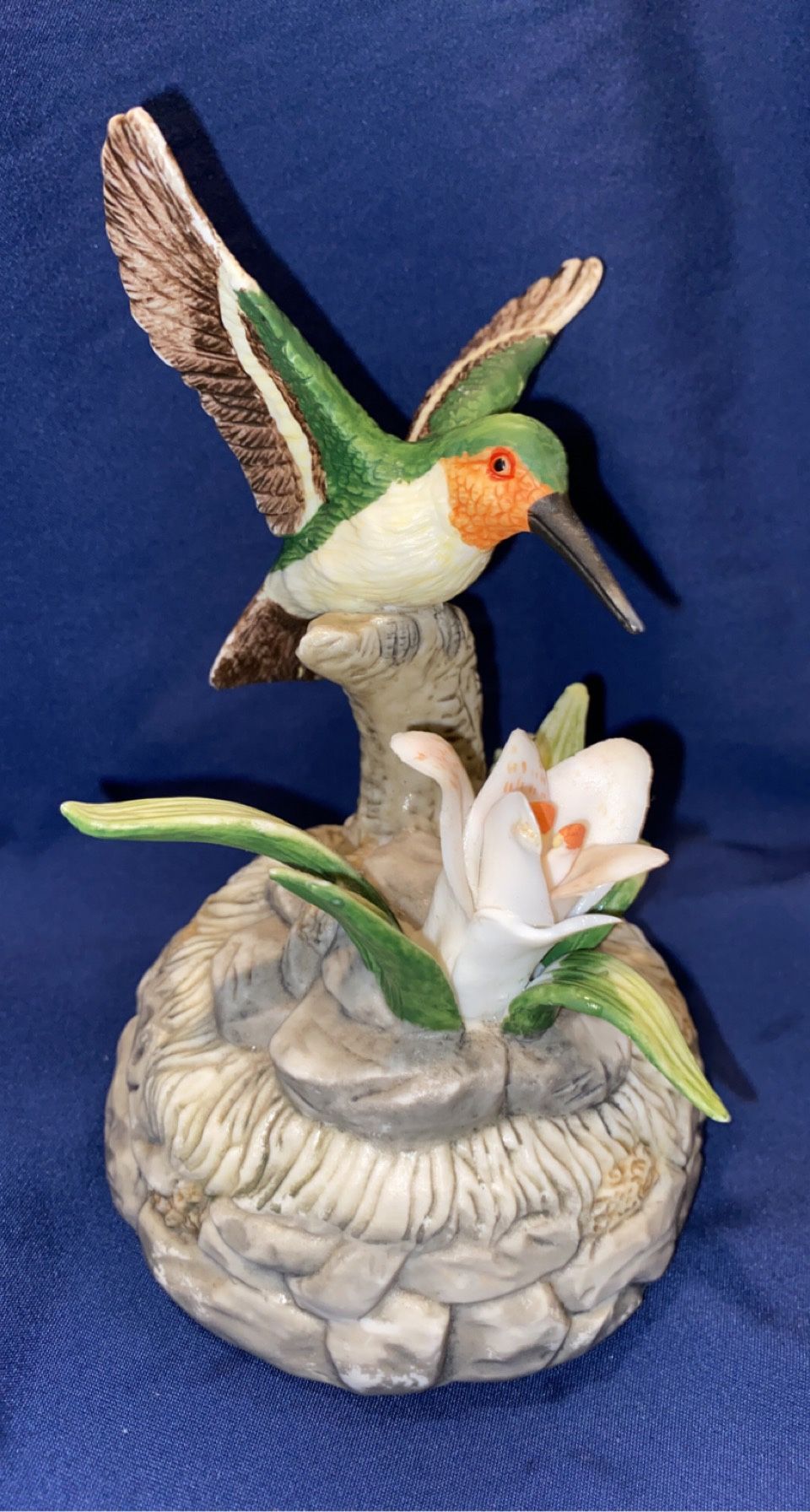 Vintage Hummingbird Music Box