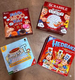 Lot of 4 Kids Board Games