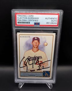 Clayton Kershaw 2011 Topps Allen & Ginter Dodgers Autograph PSA Auto