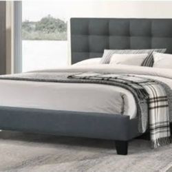 BRAND NEW KING SIZE PLATAFORM BED FRAME WITH MATRESS INCLUDED $449