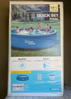 SUMMER WAVES 14 FEET SWIMMING POOL