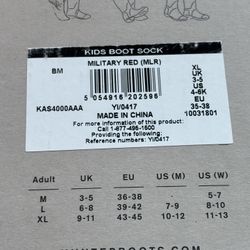 Hunters Kids Socks In Red ,xl 