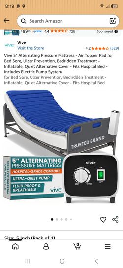 Vive 5" Alternating Pressure Mattress - BRAND NEW ORIGINAL PRICE $199