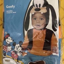 Disneys Goofy and bluey Infant Halloween Costumes