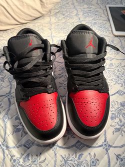 air jordan 1 low bred toe