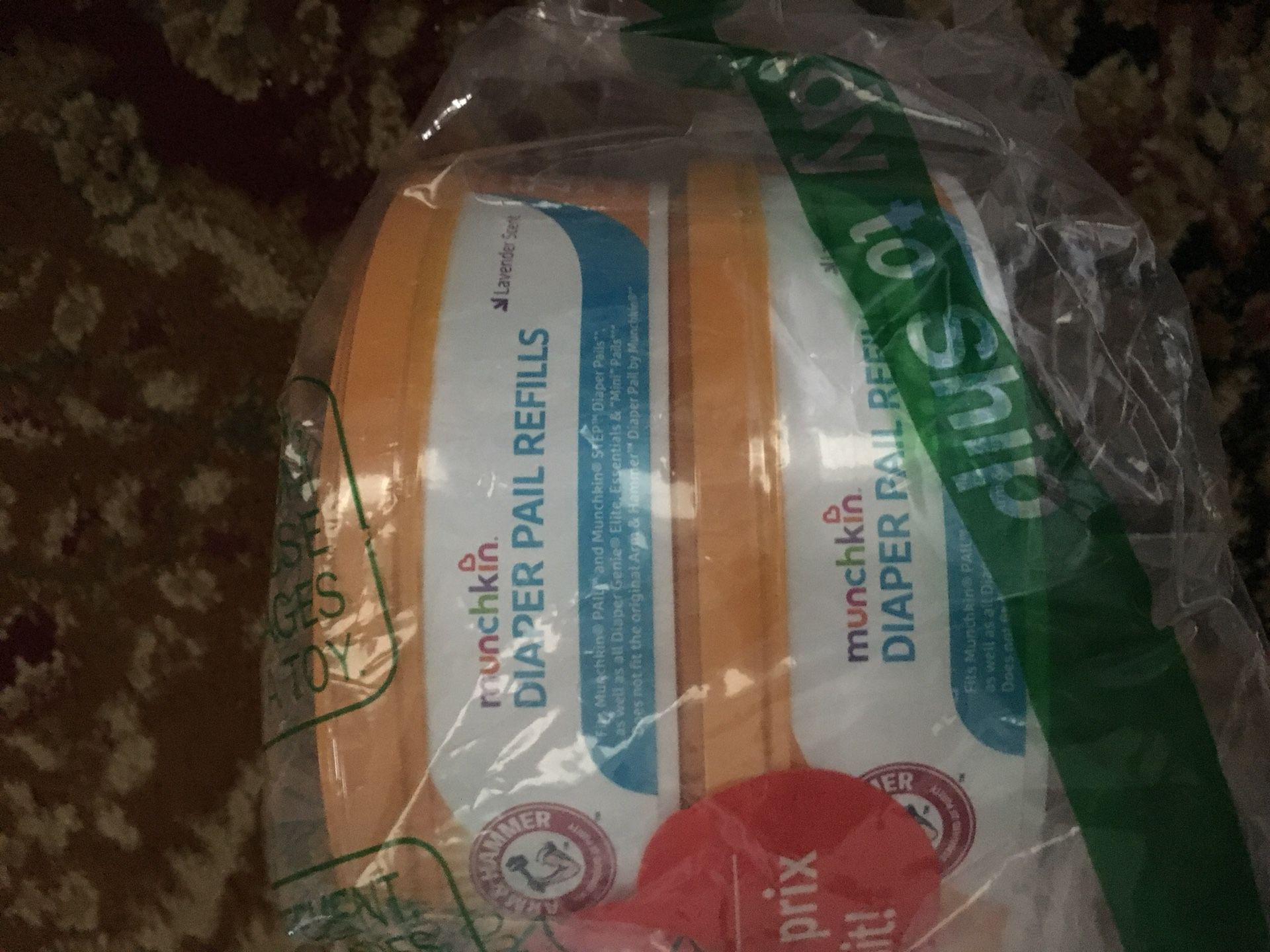 Munchkin diaper pail liners new bulk pack