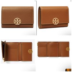 NIB TORY BURCH MILLER MEDIUM FLAP WALLET