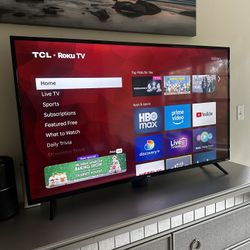 TCL 55” Class S4 (55S451) 4K UHD HDR Smart TV with Roku TV