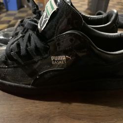 Puma Basket Patent Leather Black