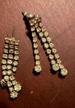 Rhinestone Drop Dangle Earrings