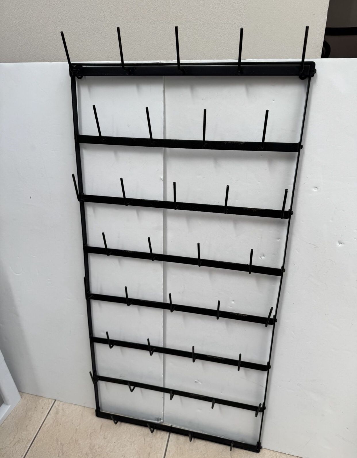 BirdRock Home 36 Peg Mug Mountable Rack 6 Tier Metal