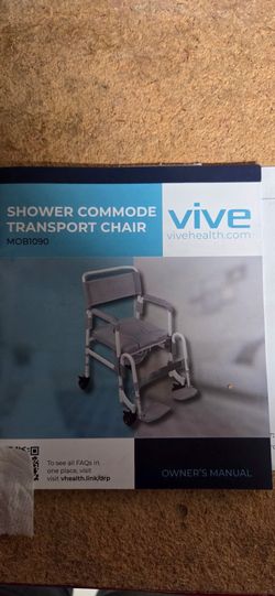 Vive Shower Commode Transport Chair