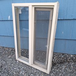 Vinyl Window 24x36 Slider- Ivory