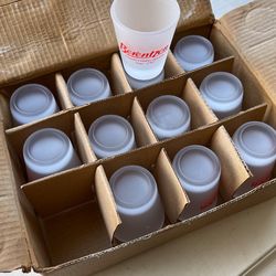 Brand New Frosted Shot Glasses 